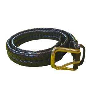 Fossil Genuine Leather Braided Belt